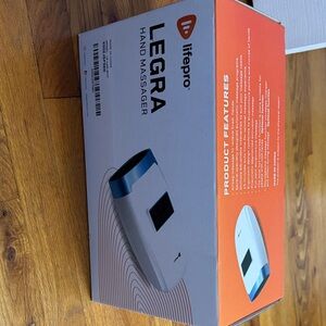 Lifepro Legra Hand Massager - White & Blue